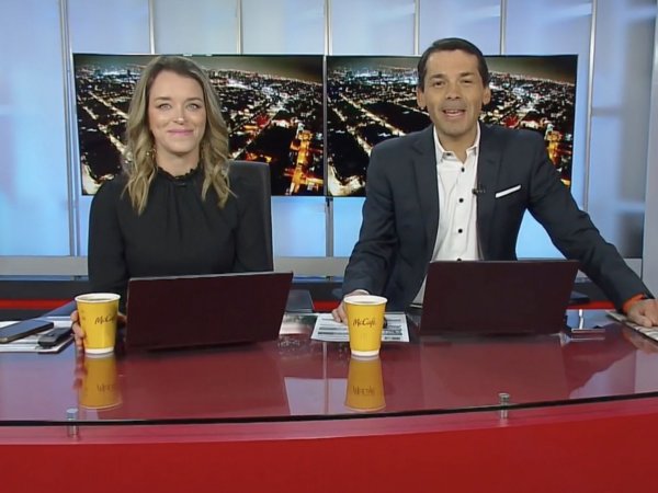 Carla Zunino y Gustavo Huerta en 24 AM.