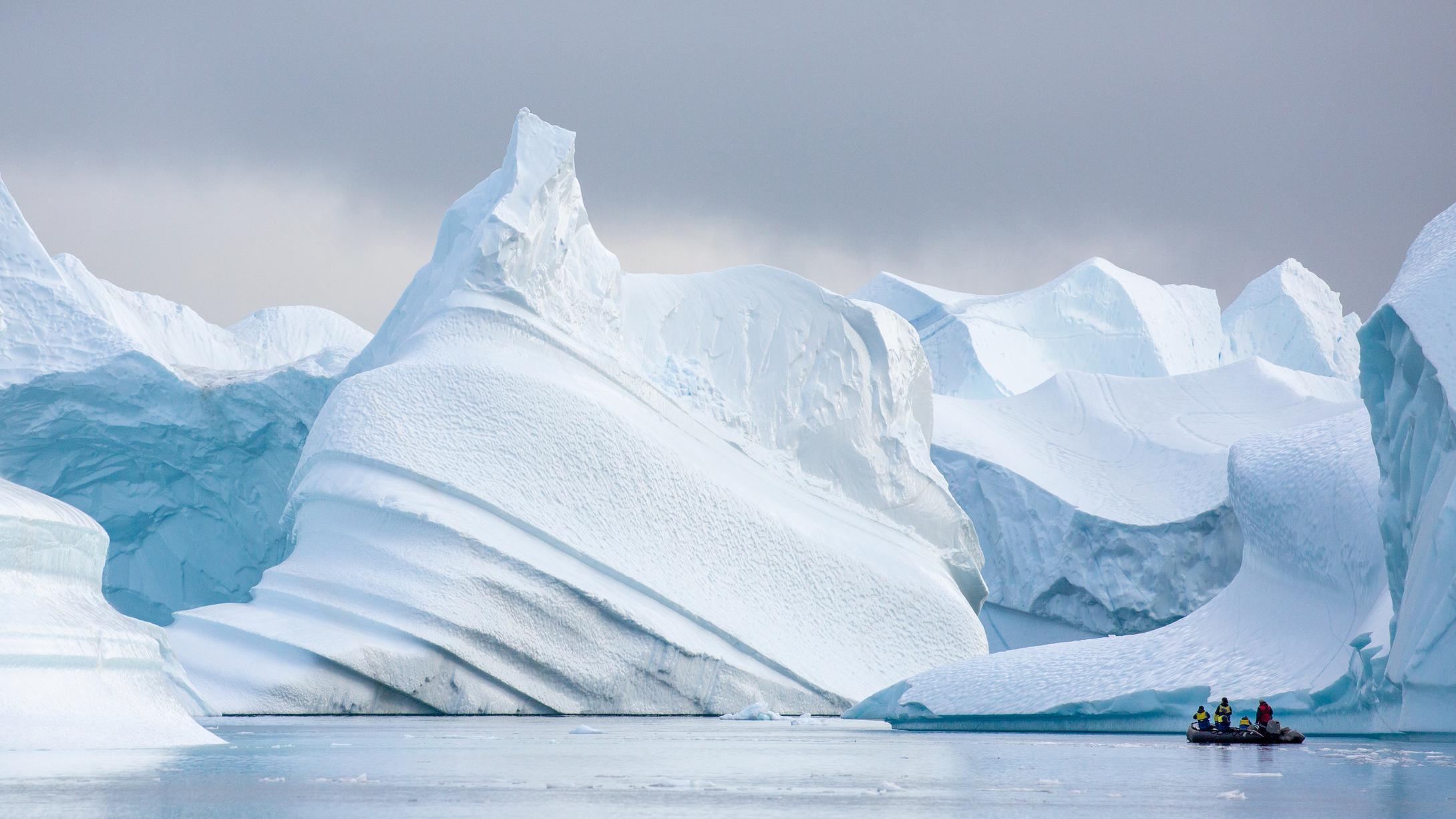 Glaciar en Groenlandia. 