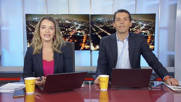 Carla Zunino y Gustavo Huerta en 24 AM.