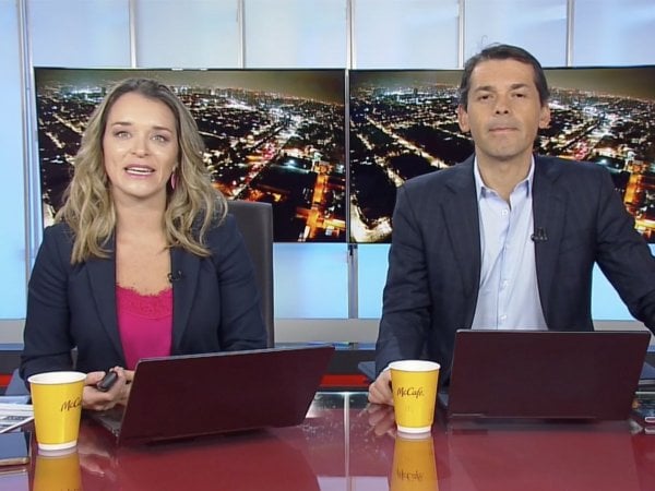 Carla Zunino y Gustavo Huerta en 24 AM.