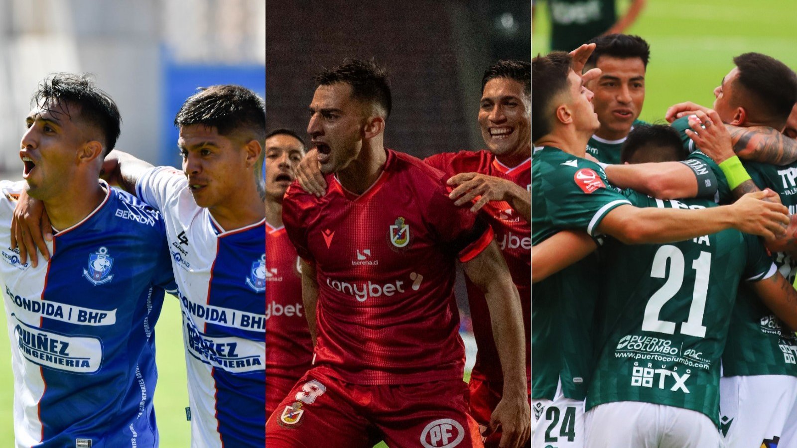 La Serena, Antofagasta y Wanderers completan el podio de la tabla de Primera B actualmente