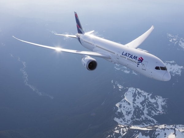 Avión de Latam.