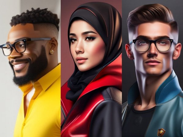 TikTok y avatares generados con inteligencia artificial.