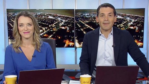 Carla Zunino y Gustavo Huerta en 24 AM.