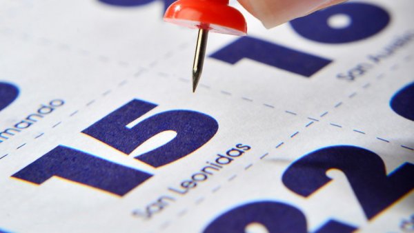 Calendario. Feriados en Chile