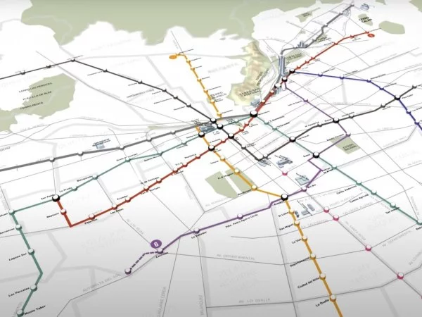 Mapa Metro de Santiago y Línea 9