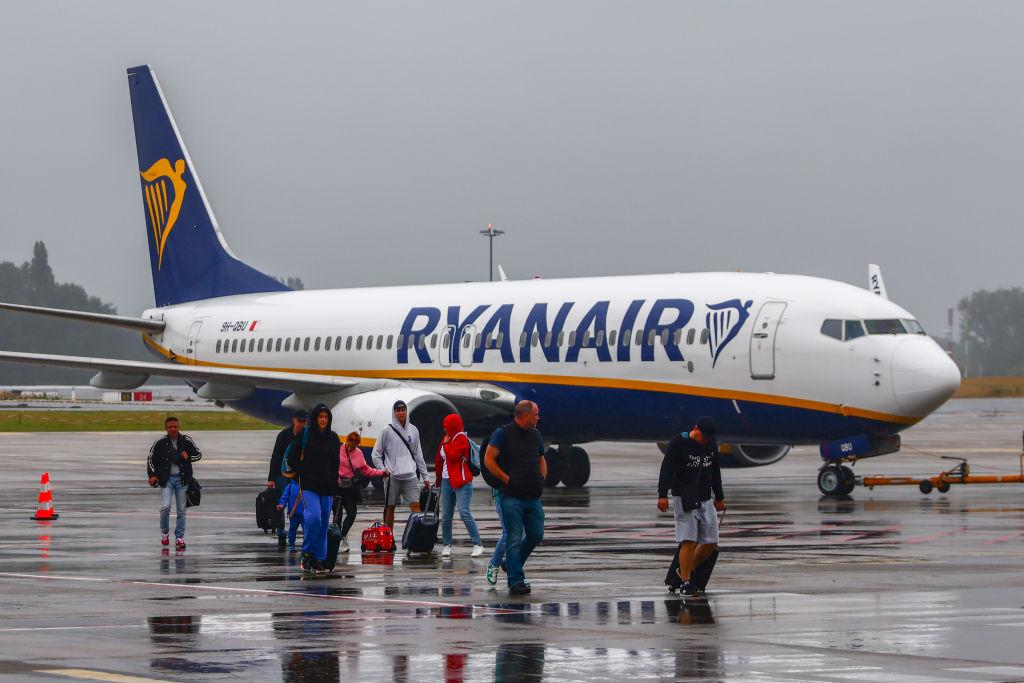 Avión de Ryanair
