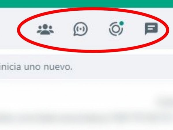 Nuevo ícono de WhatsApp Web.