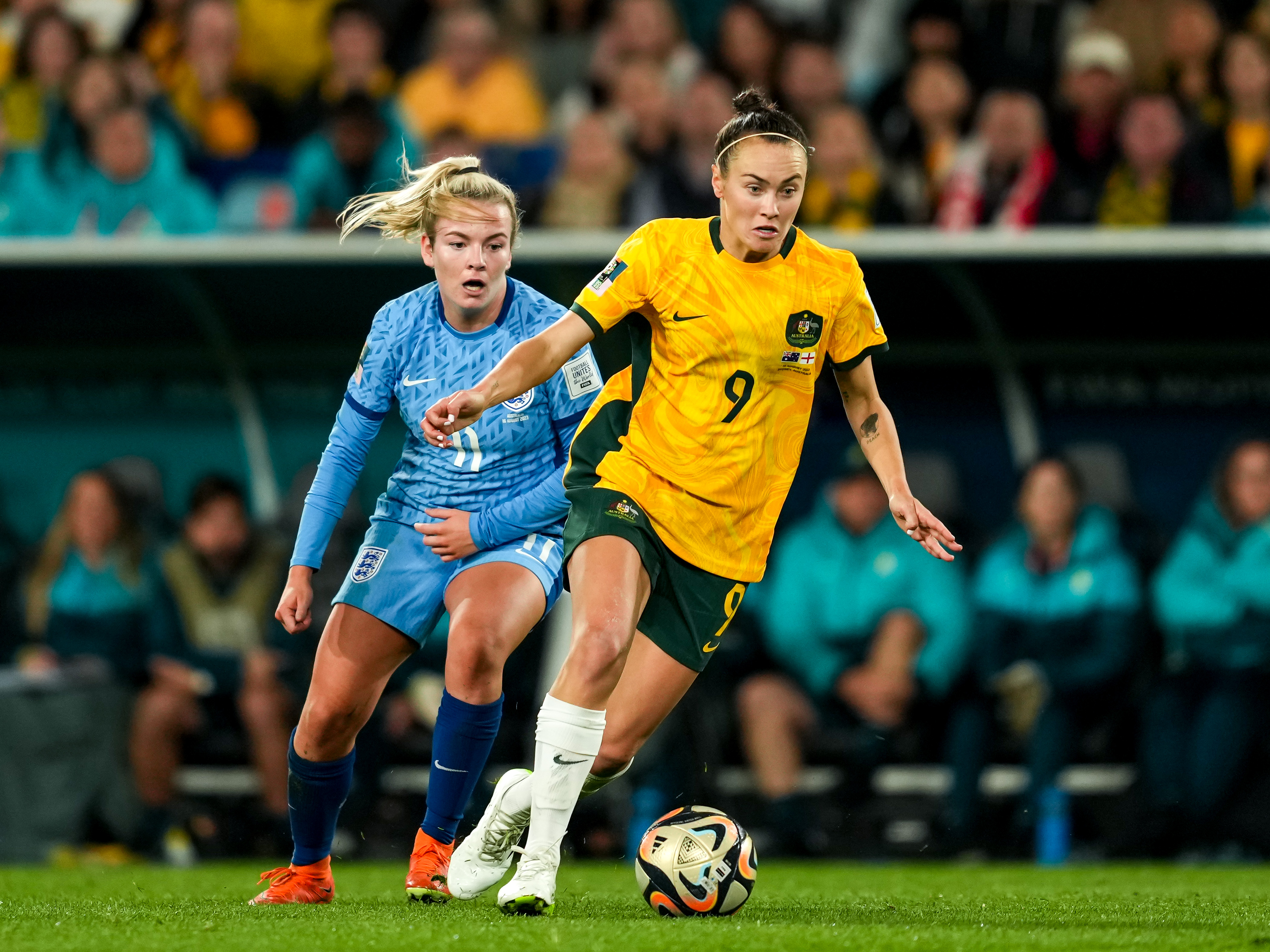Inglaterra y Australia se midieron por las semifinales del Mundial Femenino