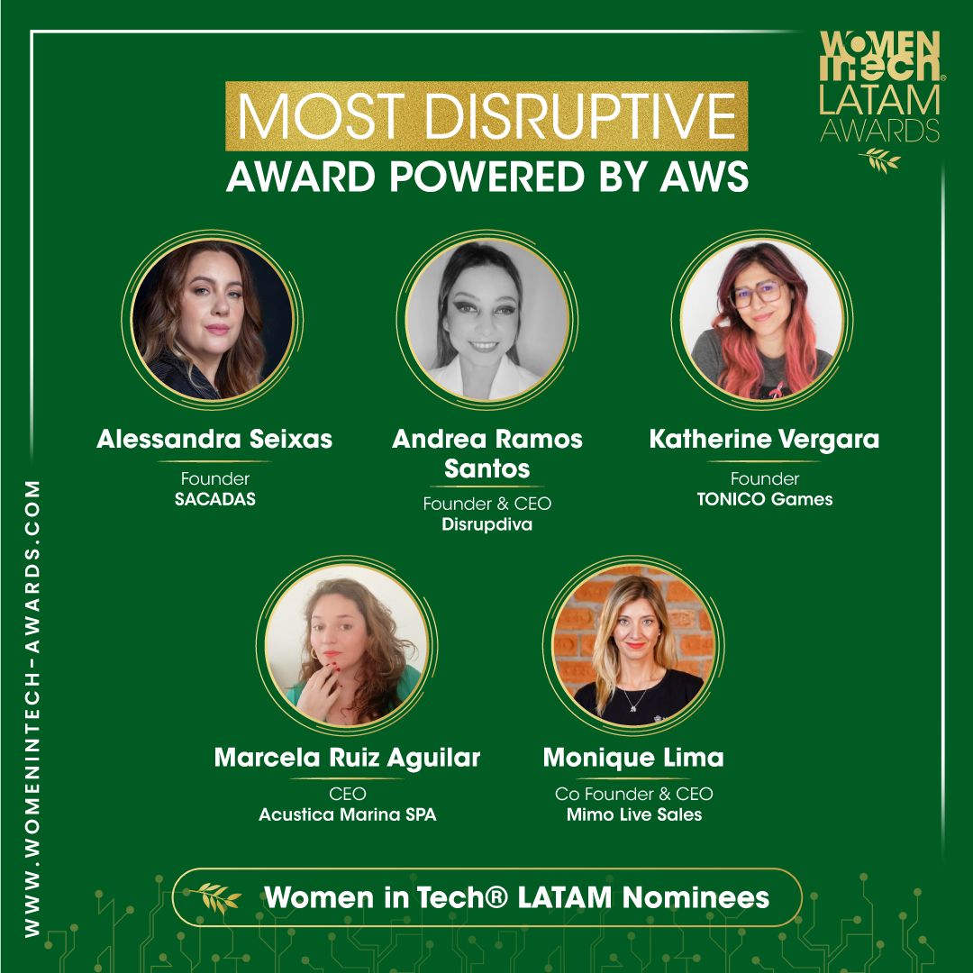 Most Disruptive Award Marcela Ruiz