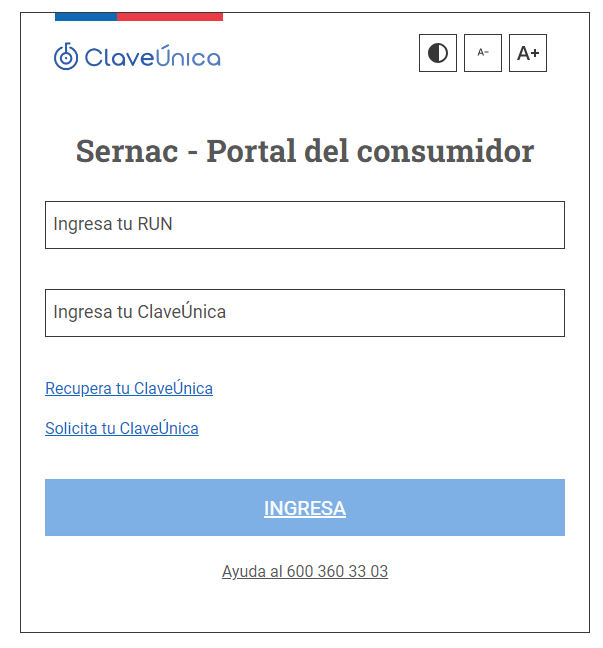 Sernac. Portal del consumidor. 