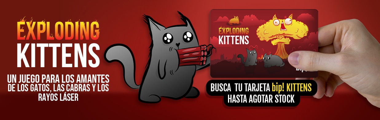 Exploding Kittens tarjeta Bip!