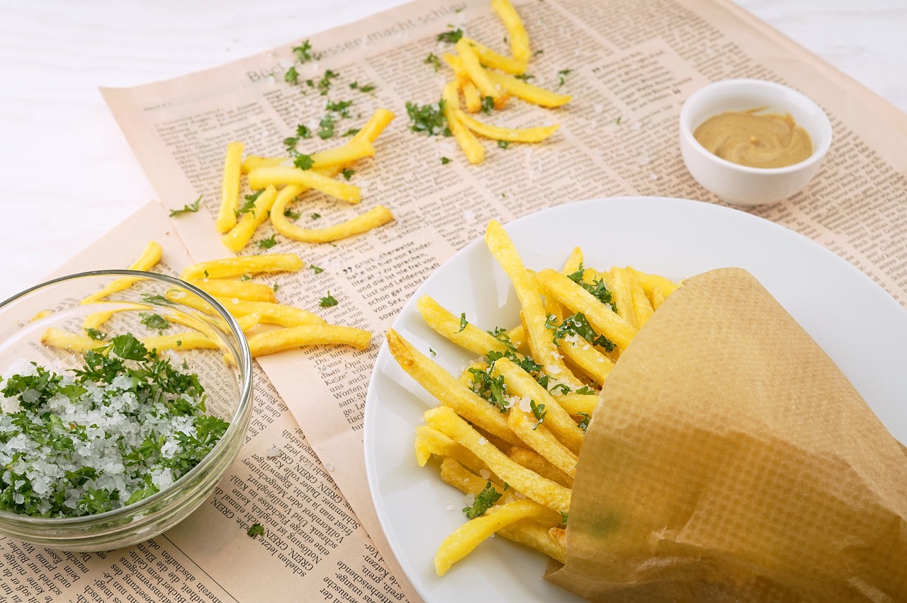 Día de las Papas Fritas. Papas Fritas. 