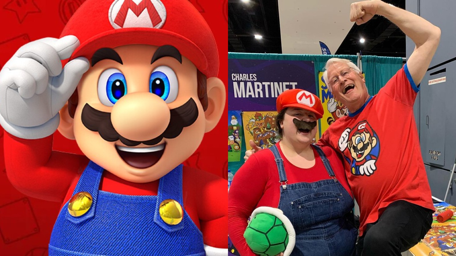 Charles martinet y una fanática