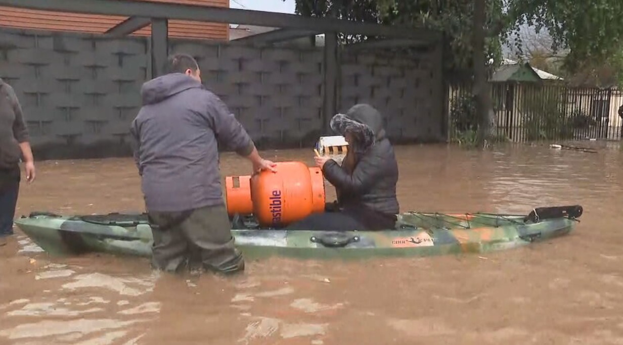 Inundaciones en Talca.