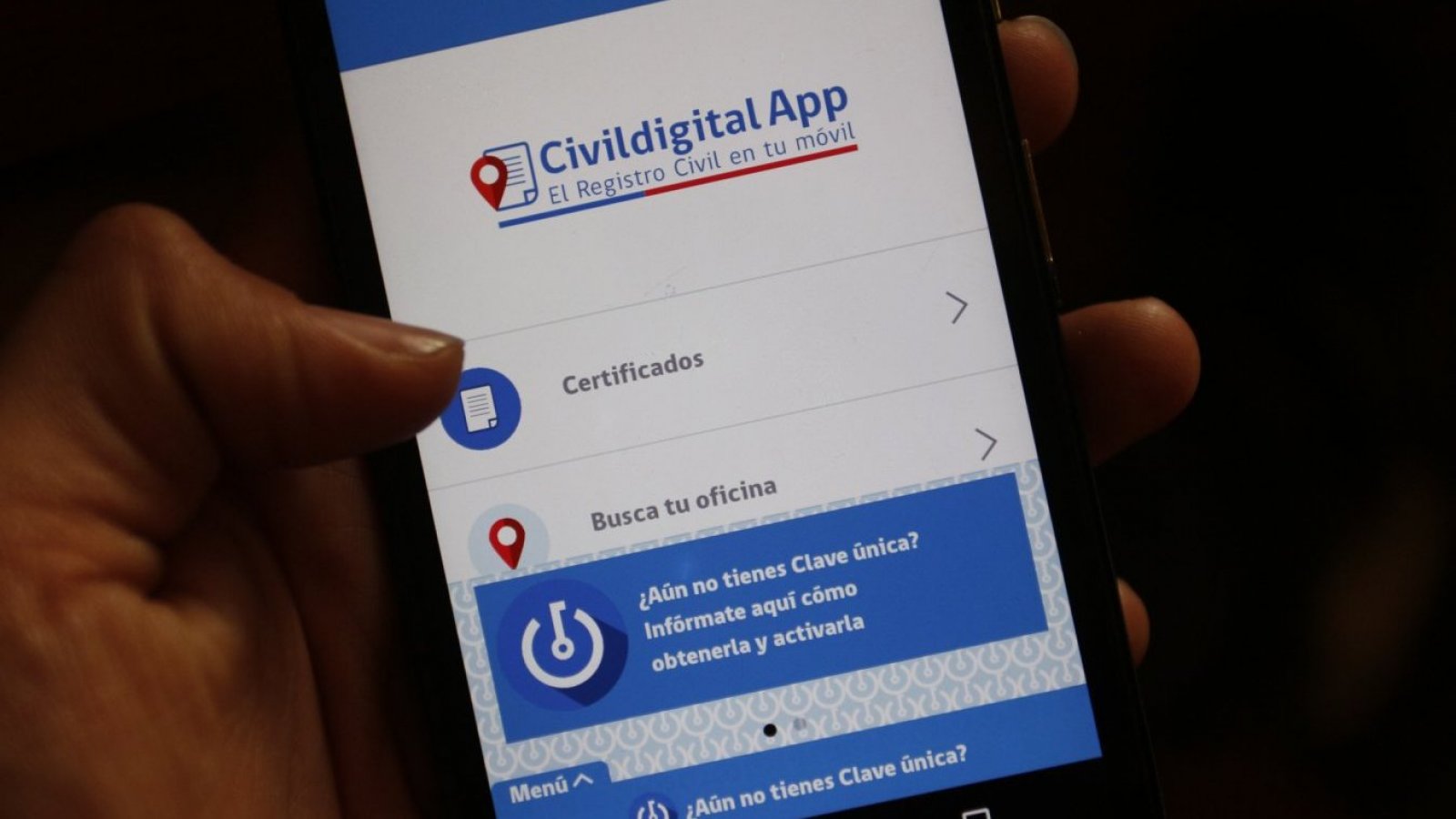 Registro Civil. App. Certificados.