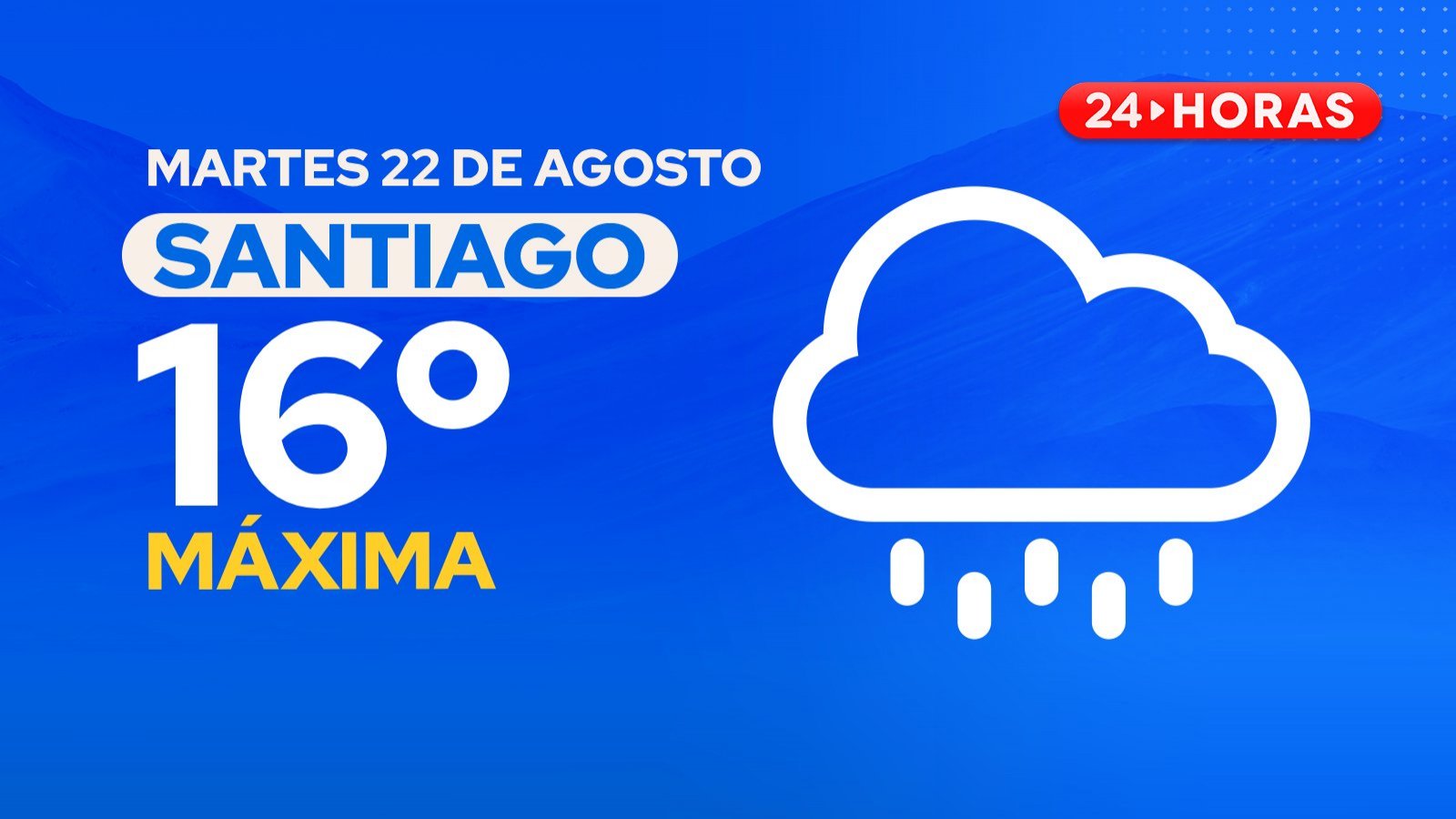 El tiempo en Santiago: martes 22 de agosto 2023