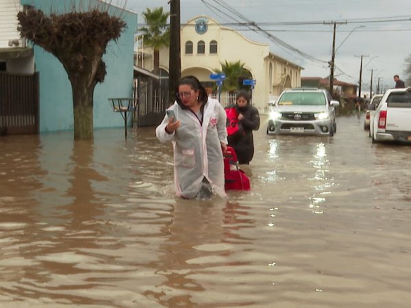 11 mil afectados en Ñuble por frente de lluvias