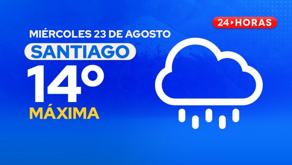 El tiempo en Santiago: miércoles 23 de agosto 2023