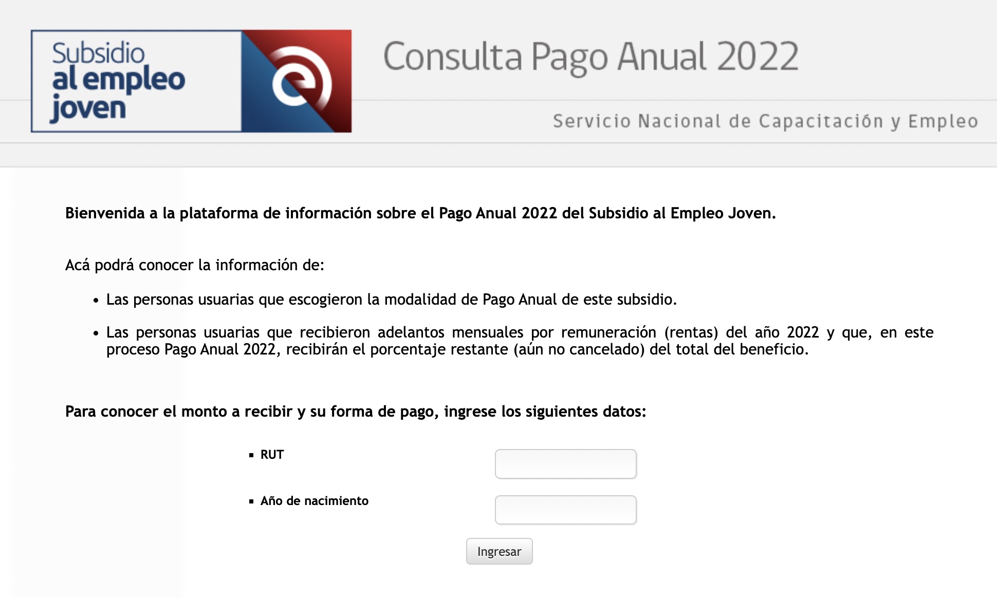 Subsidio al Empleo Joven consulta tu pago anual