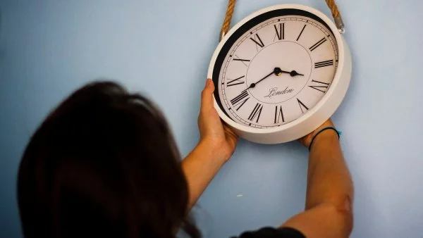Cambio de hora en reloj