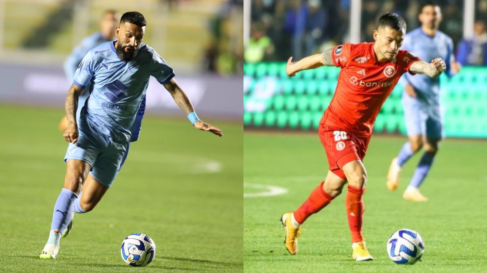 Internacional vs Bolívar por Copa Libertadores.