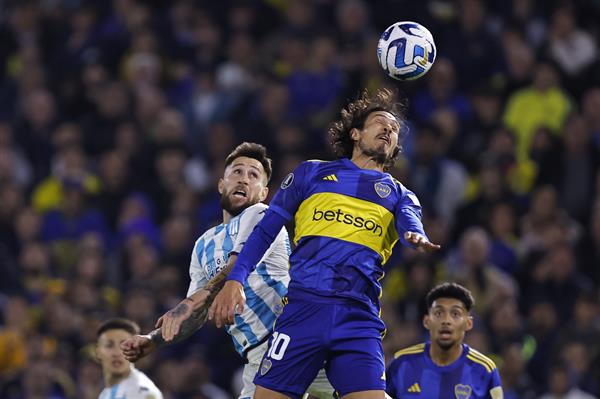 Partido entre Racing club y Boca Juniors