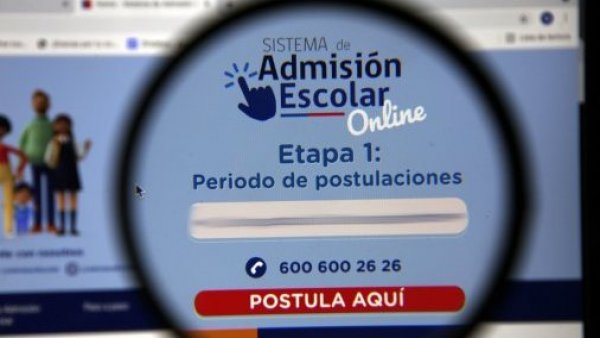 Sistema de admisión escolar nuevo plazo de postulación