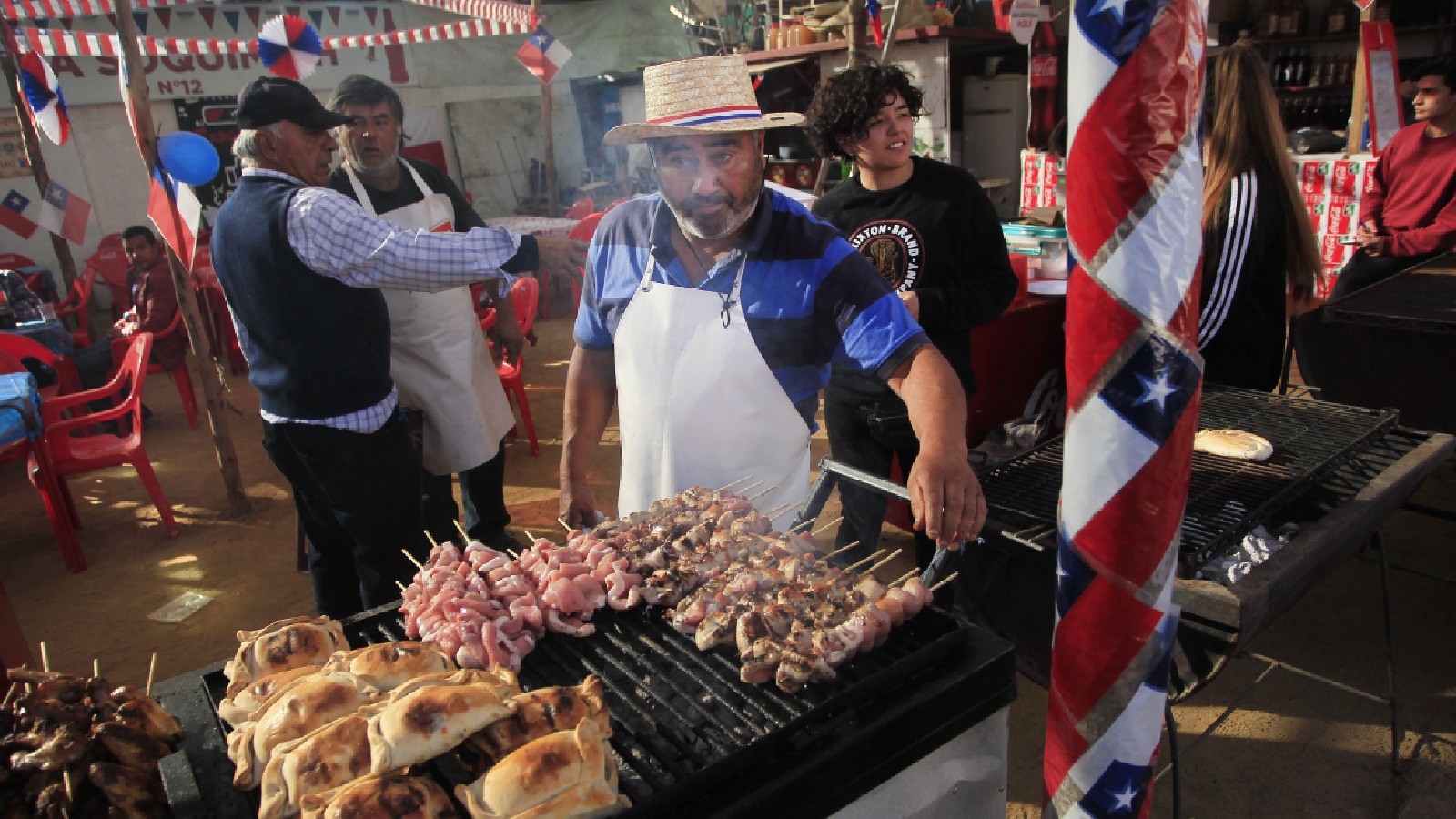 Celebración de Fiestas Patrias. Aguinaldo.