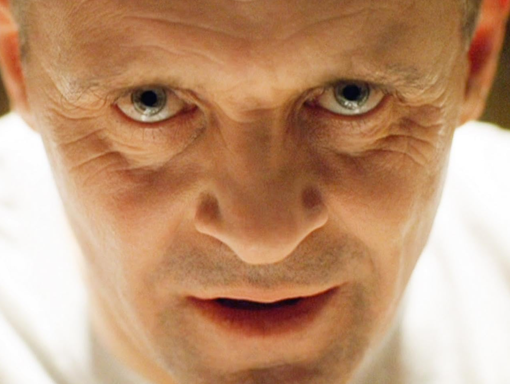Anthony Hopkins como el médico Hannibal Lecter