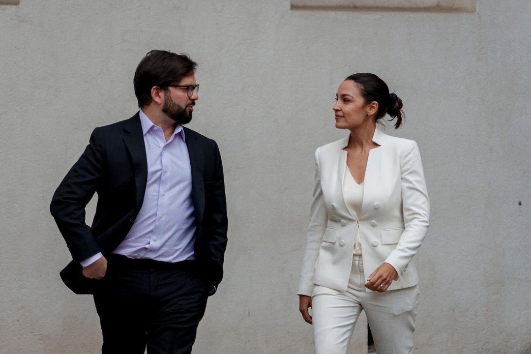 Gabriel Boric y Alexandria Ocasio-Cortez