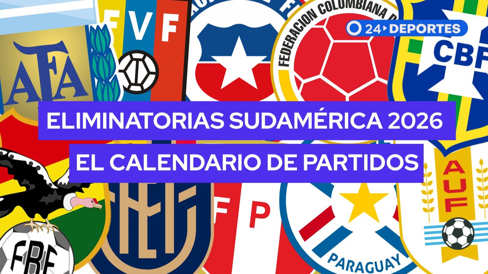 10 selecciones jugarán las Eliminatorias Sudamericanas 2026