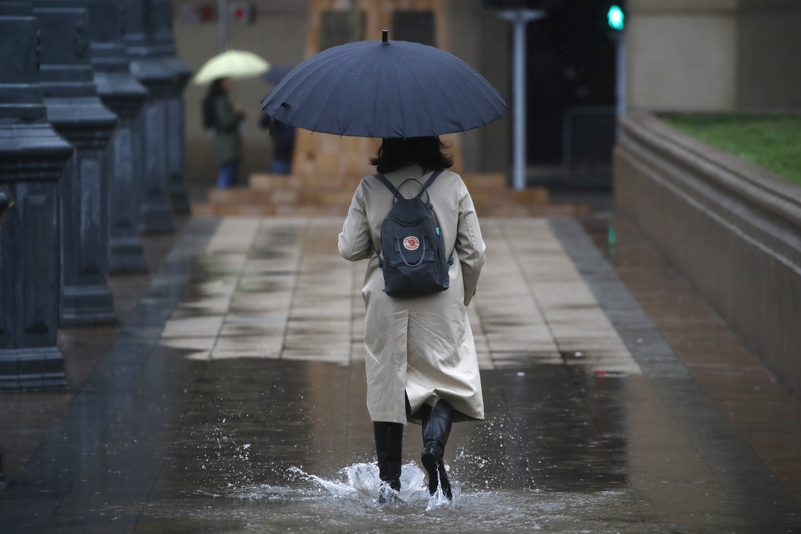 Lluvia en Santiago. Pronóstico. Iván Torres.