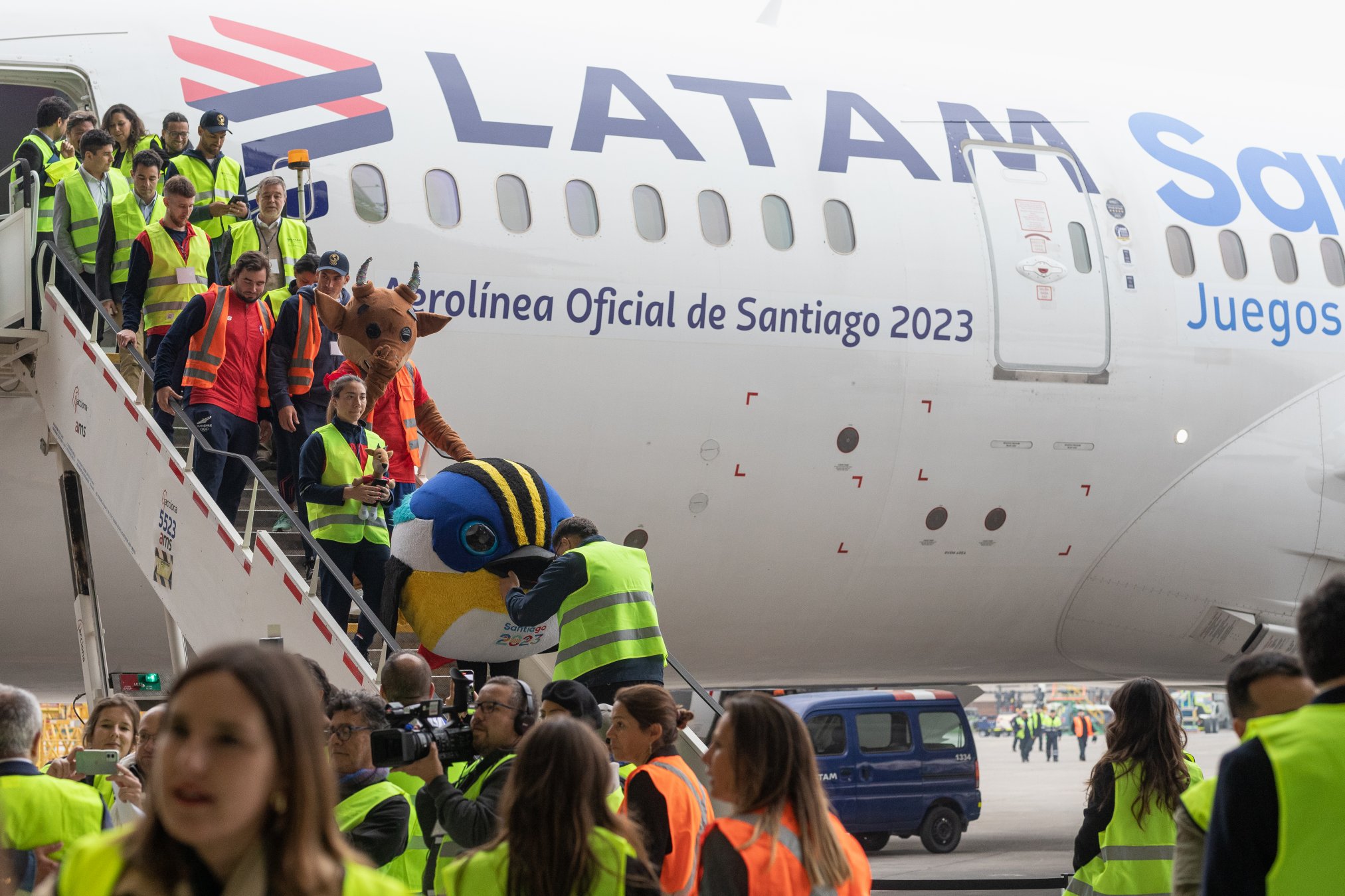 LATAM. Avión oficial Panamericanos. 