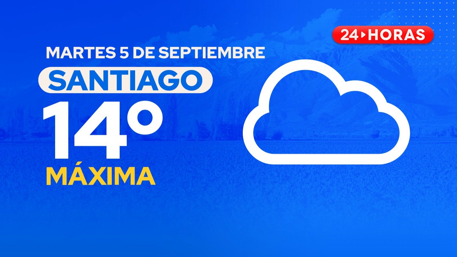 El tiempo en Santiago: martes 5 de septiembre 2023
