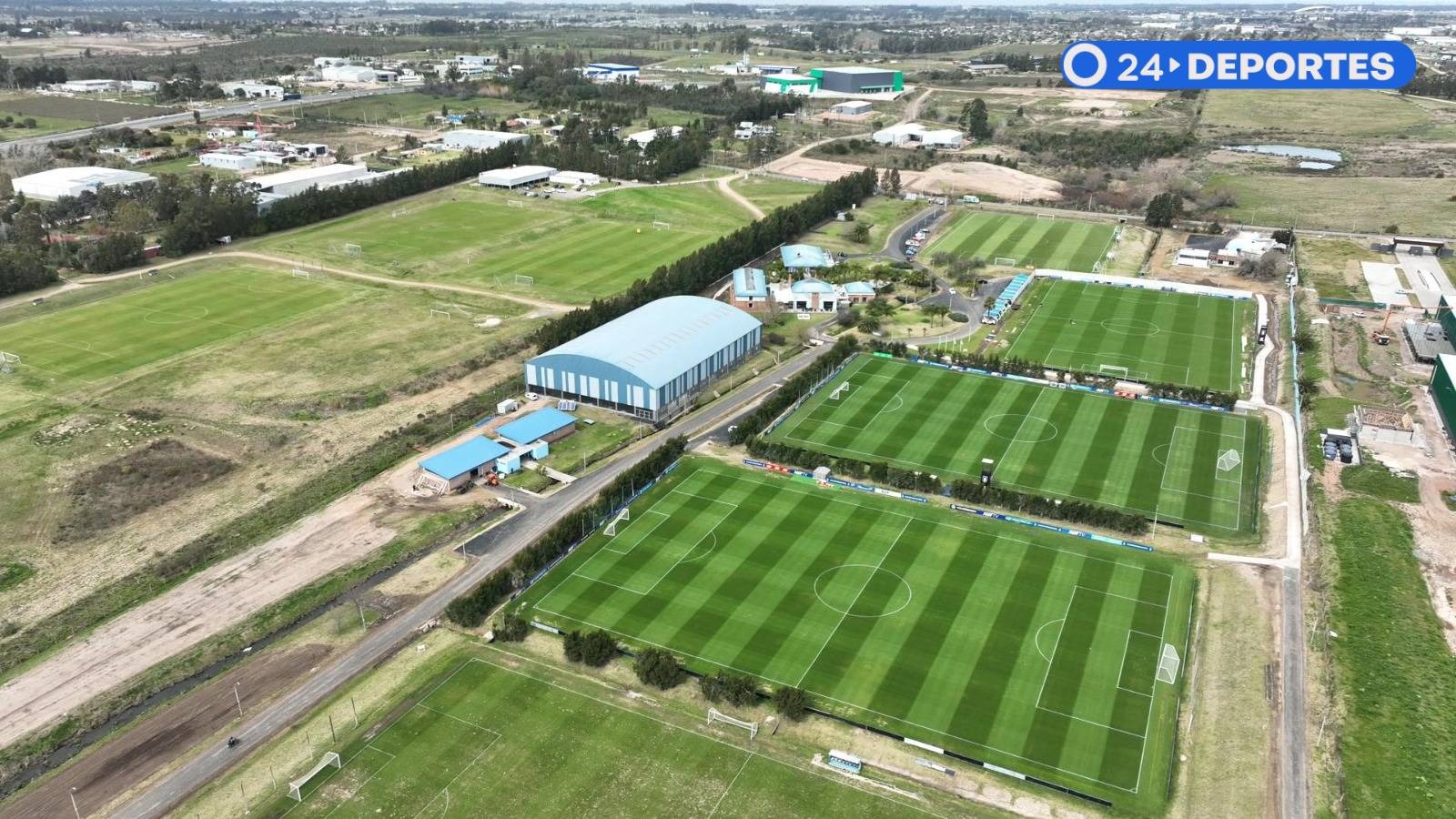 Dron del Complejo Celeste de Uruguay