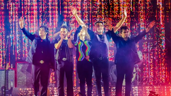 Los Bunkers en concierto.