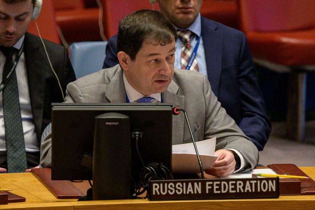 Embajador ruso ante la ONU Dmitry Polyanskiy