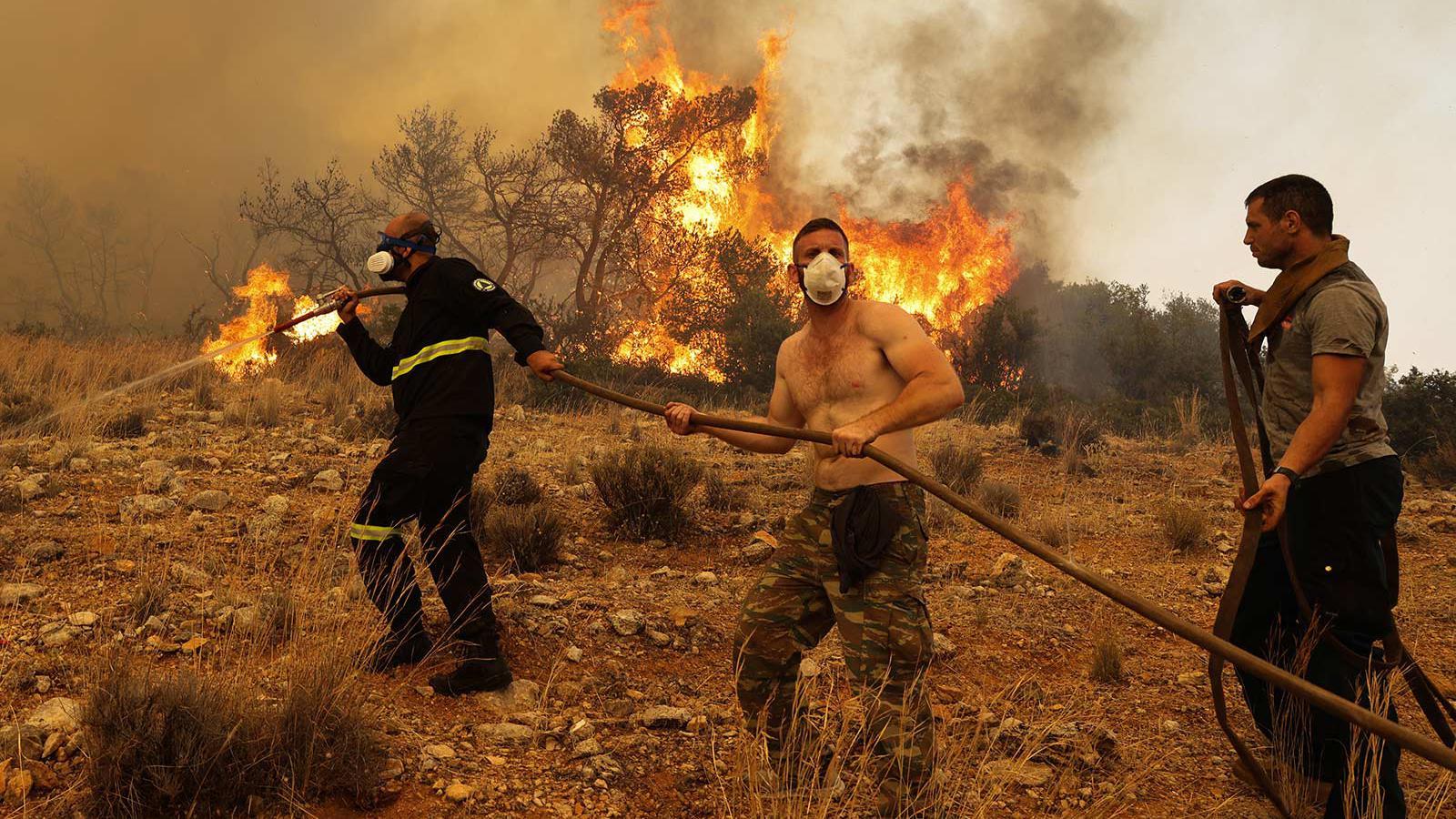 Incendios en Grecia