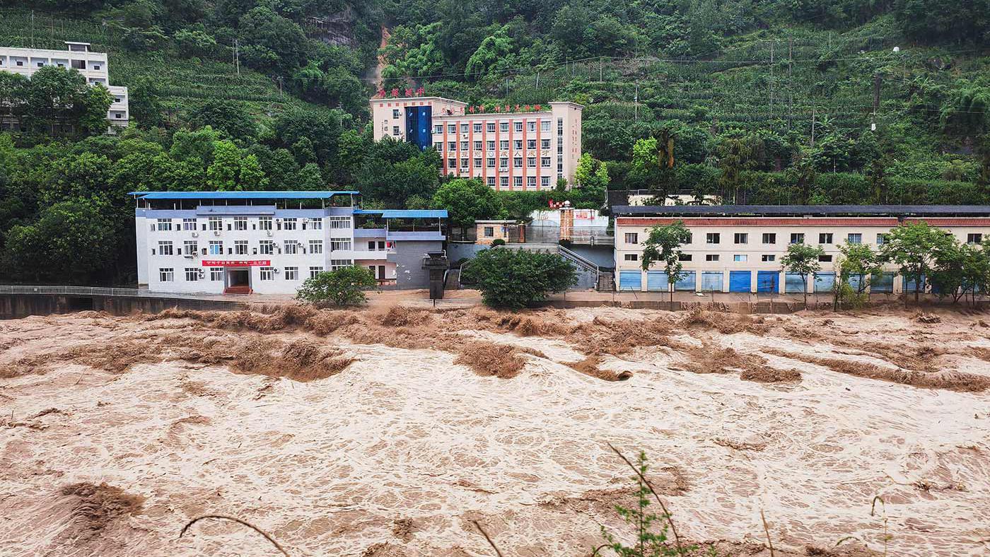 Lluvias en China
