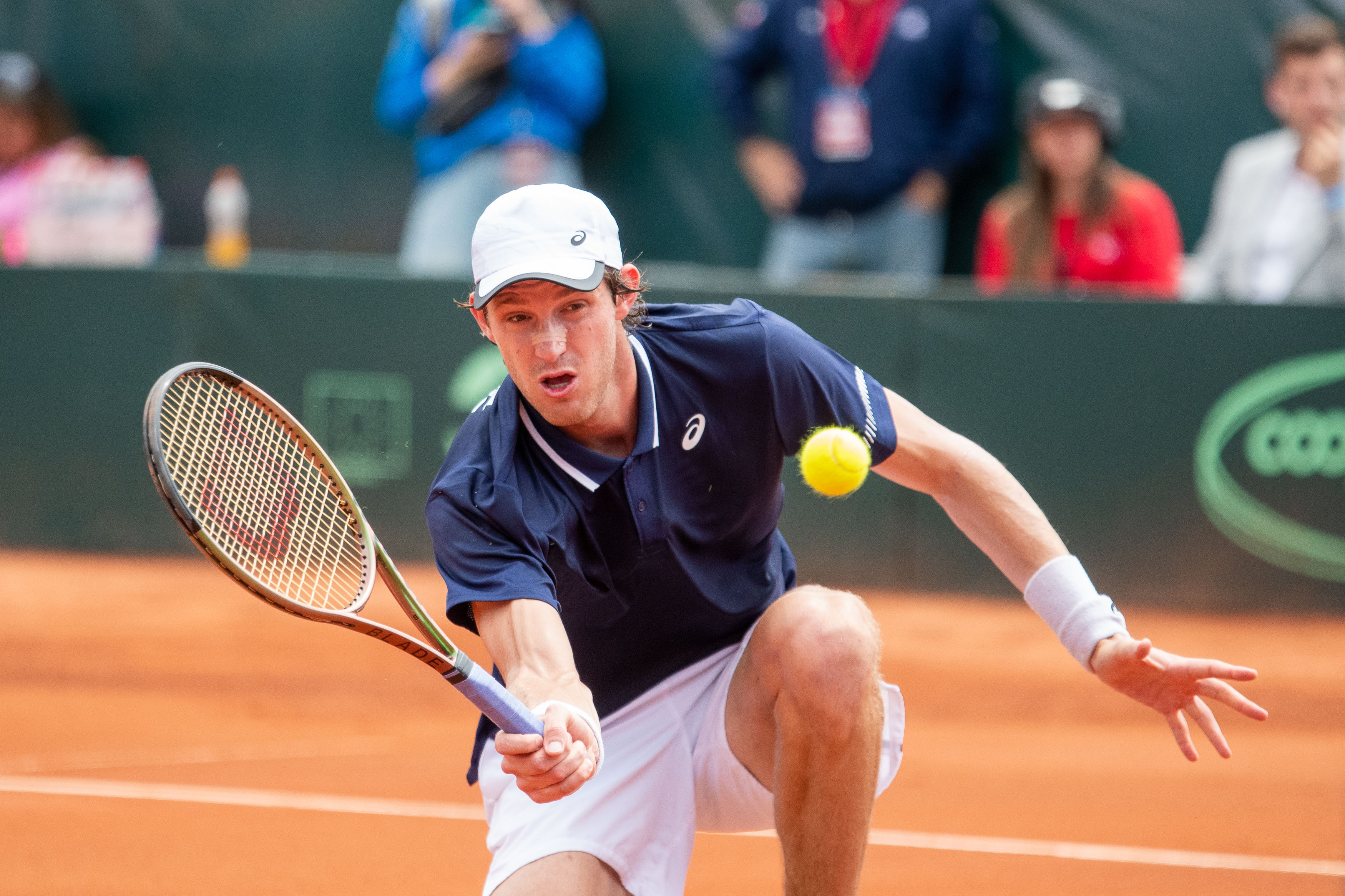 Nicolás Jarry en Copa Davis.