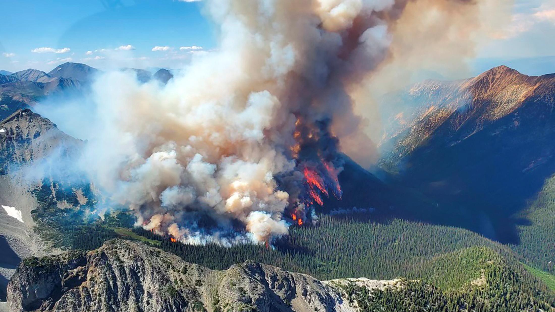 Incendios forestales en Canadá 