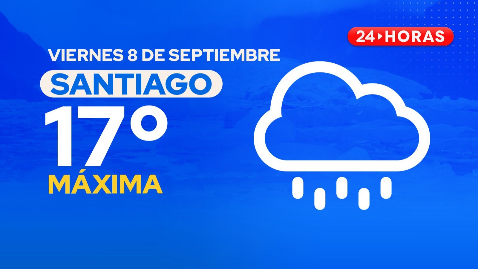 El tiempo en Santiago: viernes 8 de septiembre 2023