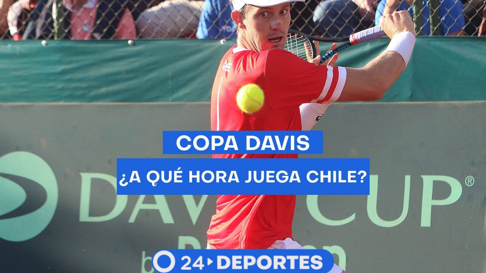 Chile enfrentará a Suecia en la primera llave de la fase de grupos de Copa Davis.