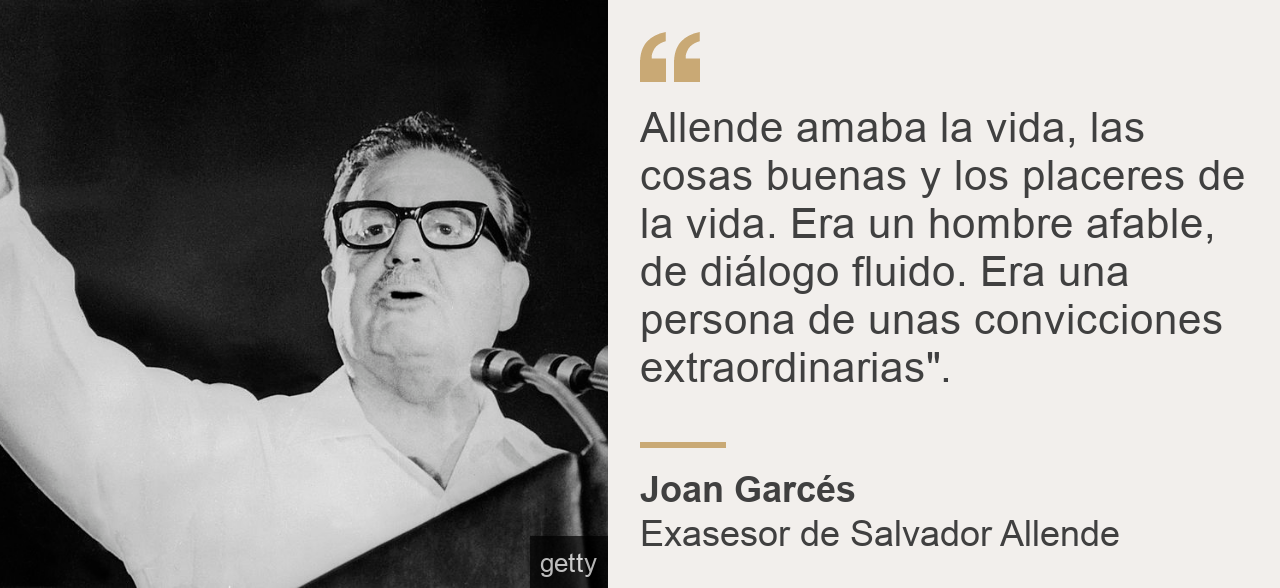 Joan Garces sobre Allende