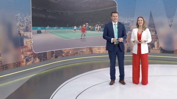 Carla Zunino y Davor Gjuranovic en 24 AM.