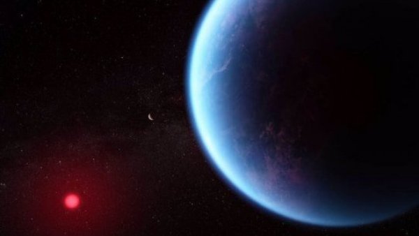 Telescopio James Webb. Mundo acuático.