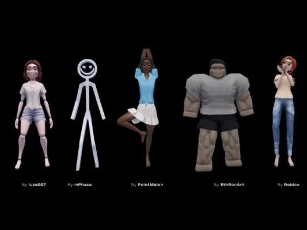 Avatares Roblox. Videojuegos.