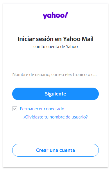 Correo Yahoo.