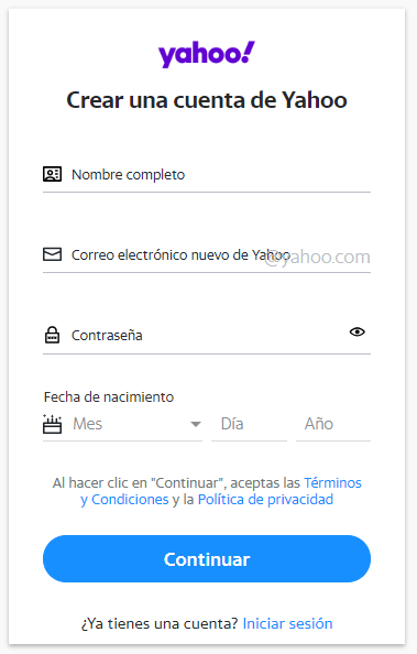 Correo Yahoo.